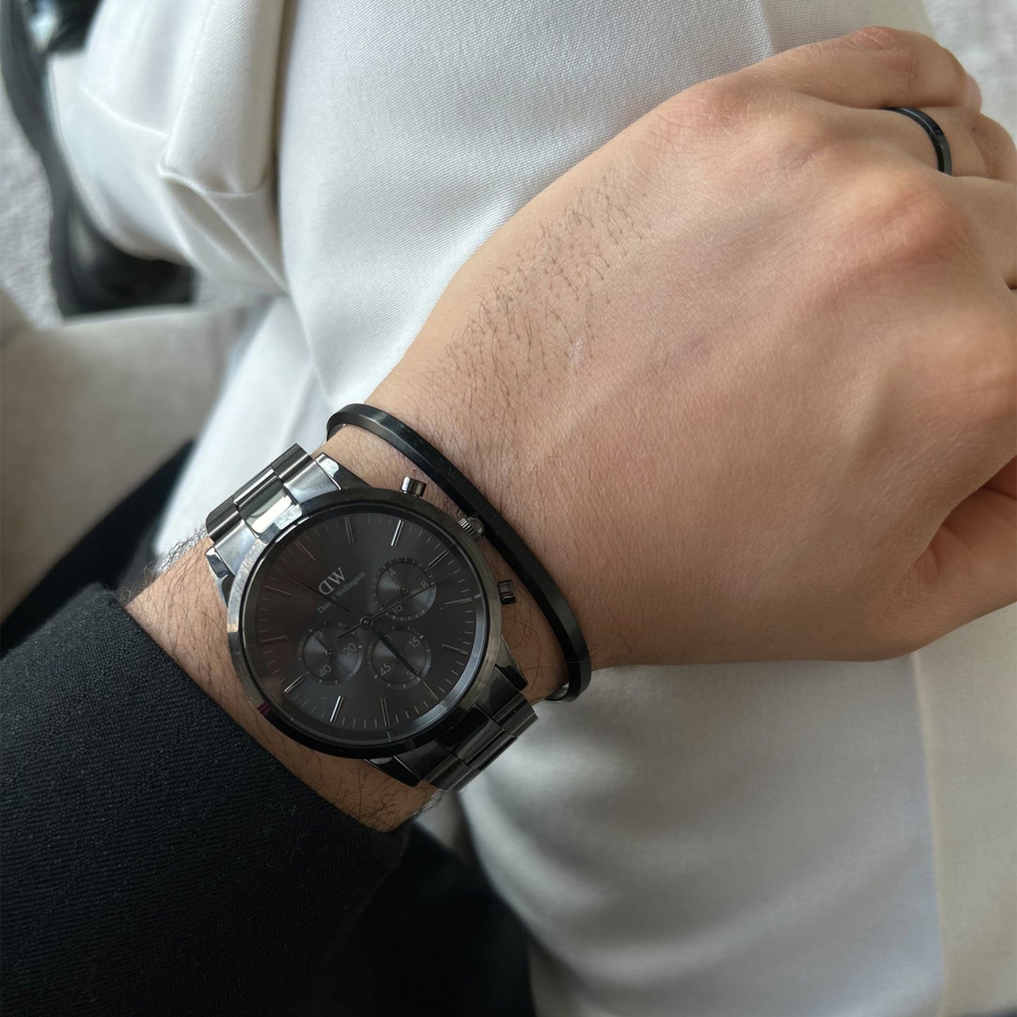 Iconic Chronograph Link Onyx B Black - Misc image 5