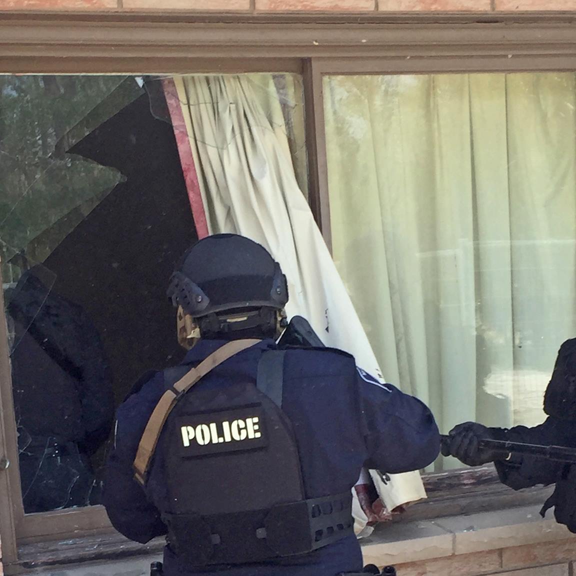 Police Identifier Velcro Patches 6x3 in - Apparel image 3