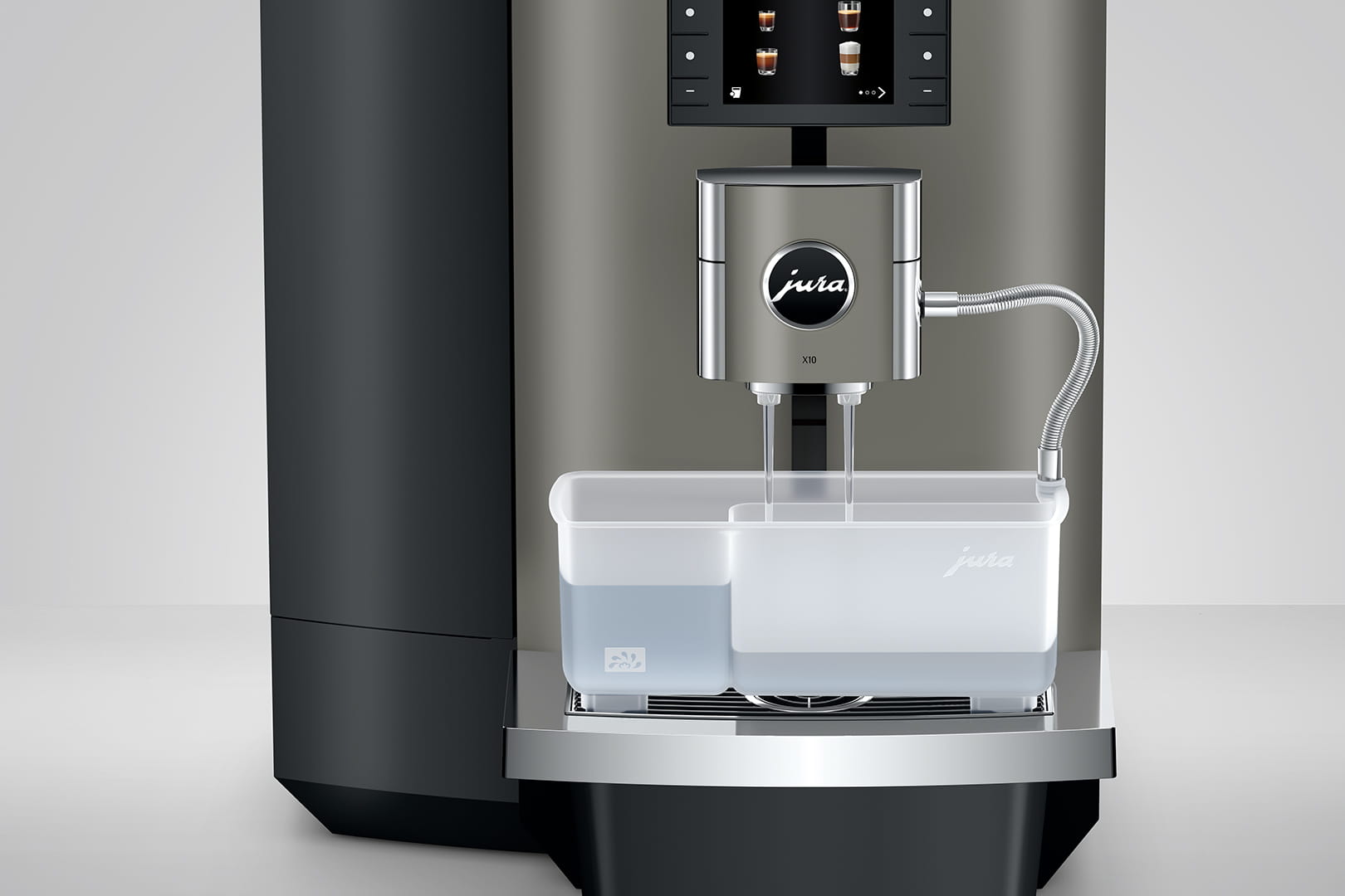 Jura - X10 Dark Inox Professional Superautomatic Espresso Machine - 15669 - Toys & Games image 8