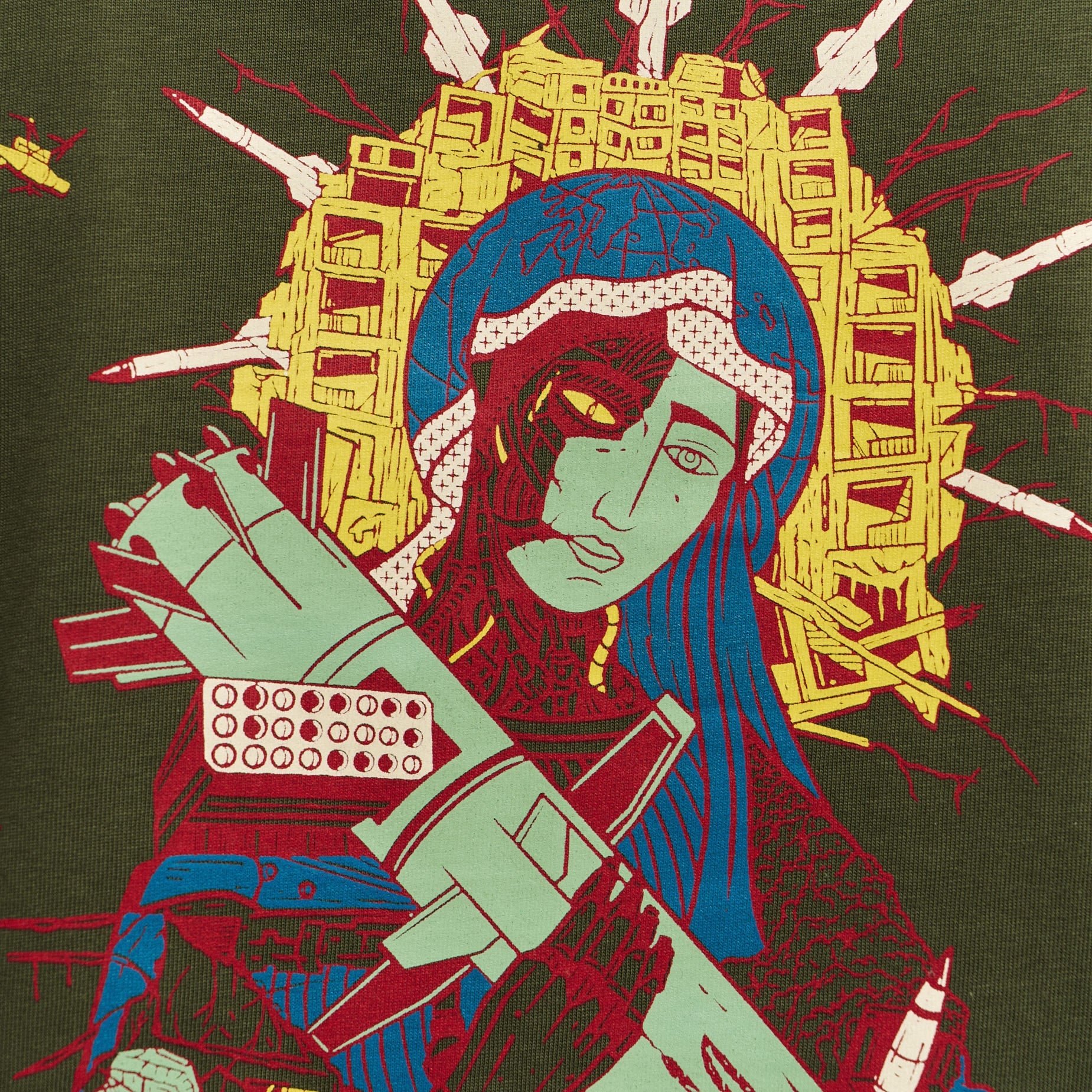 Anthology of Saint Javelin - Green T-Shirt - Apparel image 6