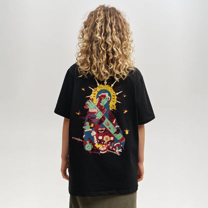 Anthology of Saint Javelin - Black T-Shirt - Apparel image 7