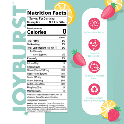Joyburst Hydration Strawberry-Lemonade - 18 Pack - Kitchen & Dining image 2