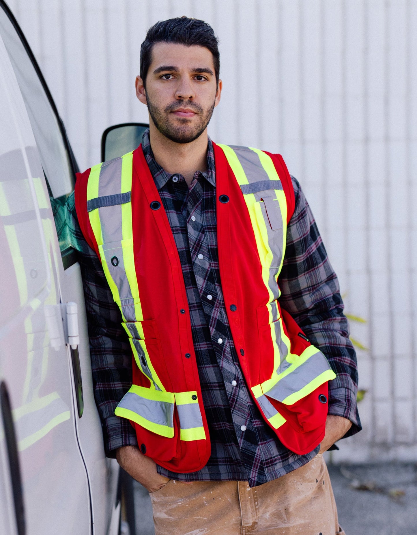 Hi Vis Safety Surveyor's Vest - Apparel image 12