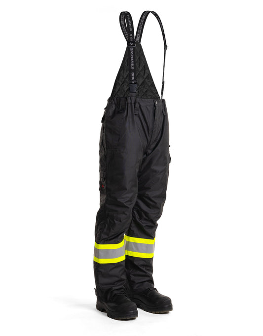 Hi-Vis Flame-Resistant (FR) Ripstop Medium Weight Lined Bib Pants - Apparel image 1