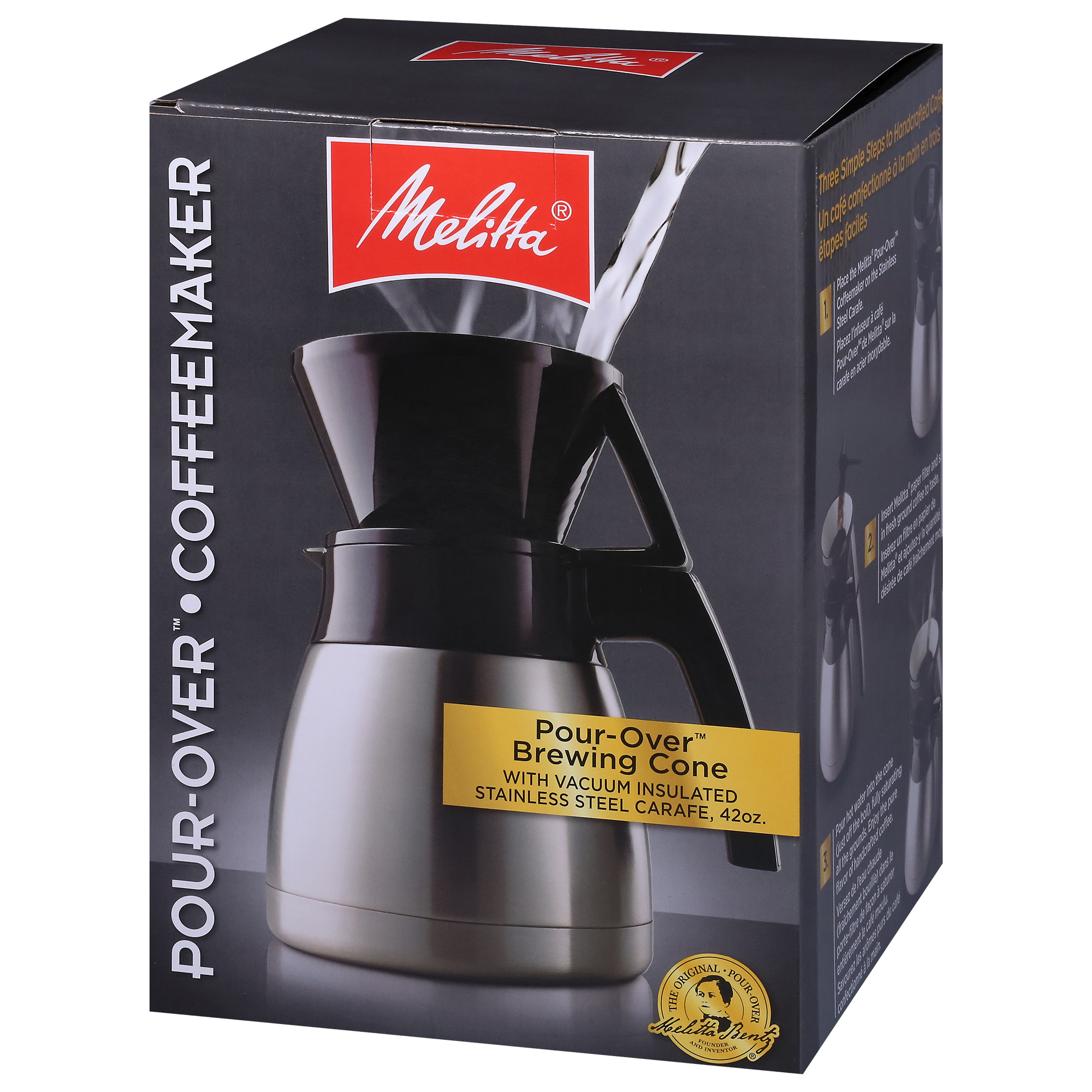 Thermal Pour-Over™ Coffeemaker & Stainless Carafe Set - Misc image 3