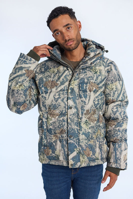 North Western Hooded Puffer Jacket - Apparel image 1
