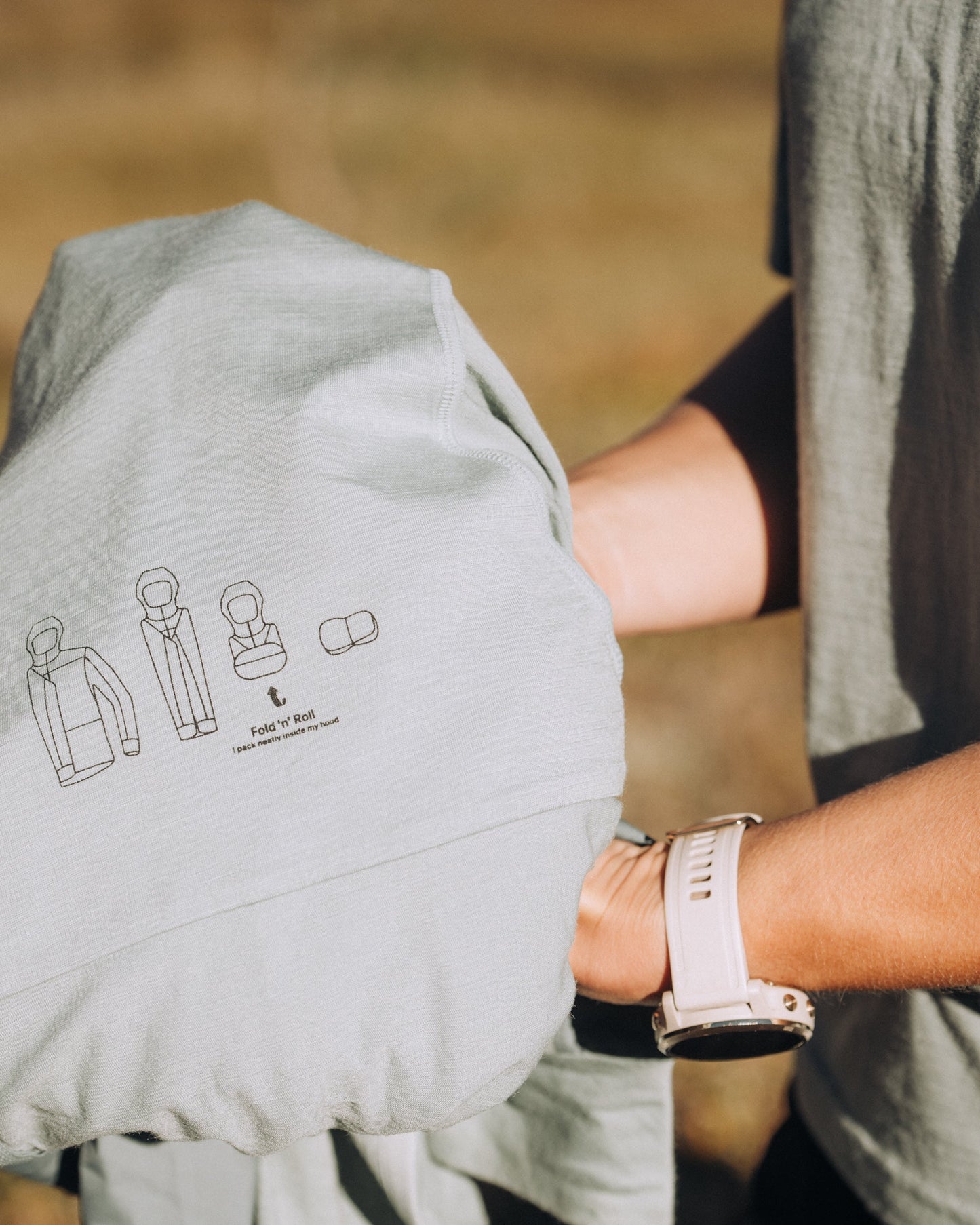 Diversion Merino Wind Jacket - Dew / Desert Sage - Misc image 7