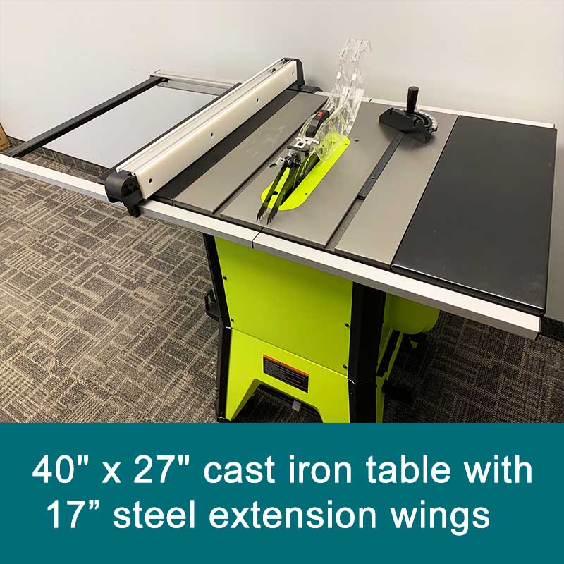 2.4HP 10" Table Saw with Laser, FORESTWEST BM10215 - Kitchen & Dining image 3