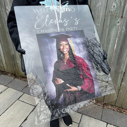 Photo Welcome Sign for Graduation - Bedding image 11