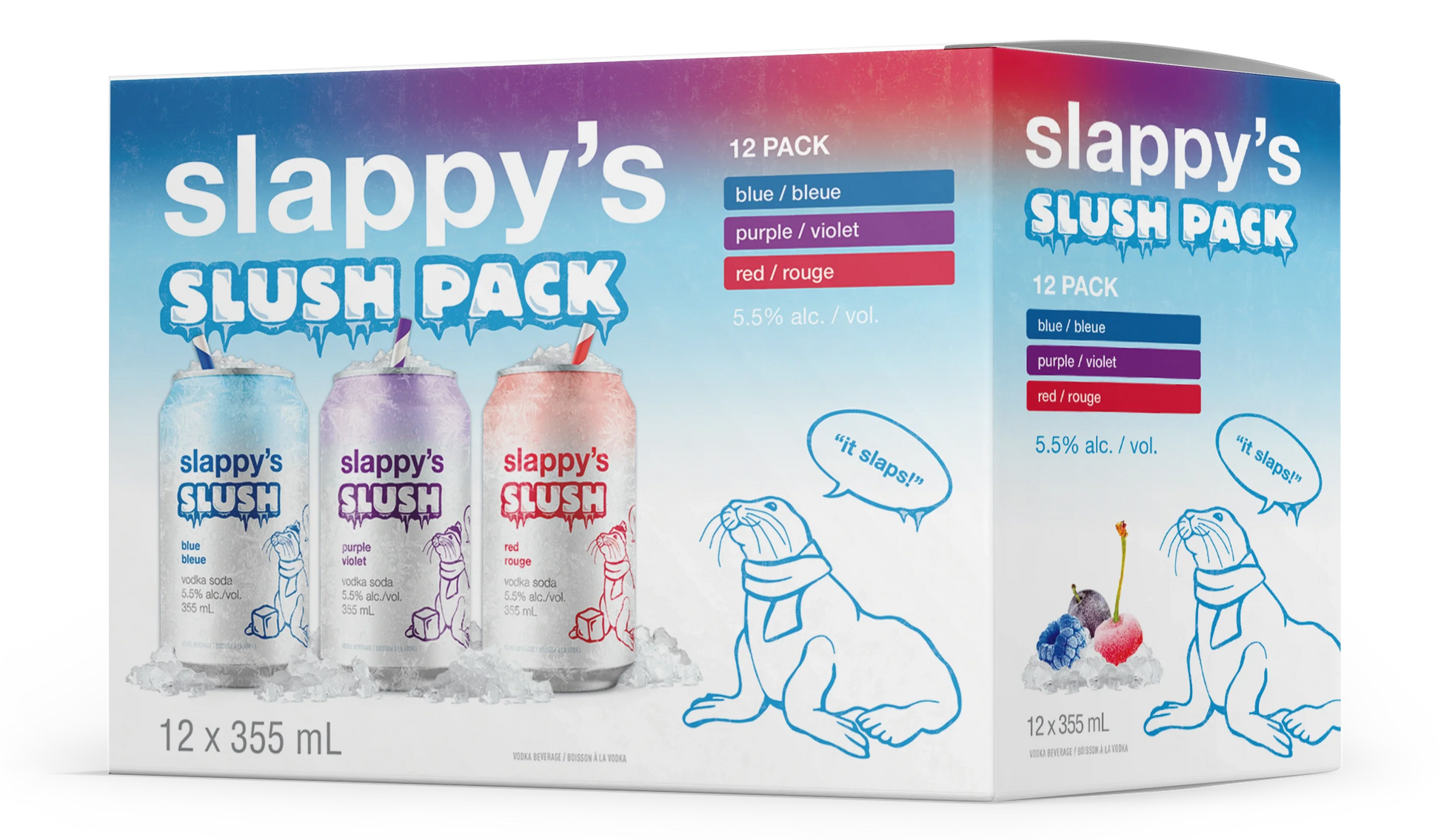 SLAPPYS SLUSH PACK MIXER 355ML 12PK CAN @ Southgate [1056376] - Misc image 1