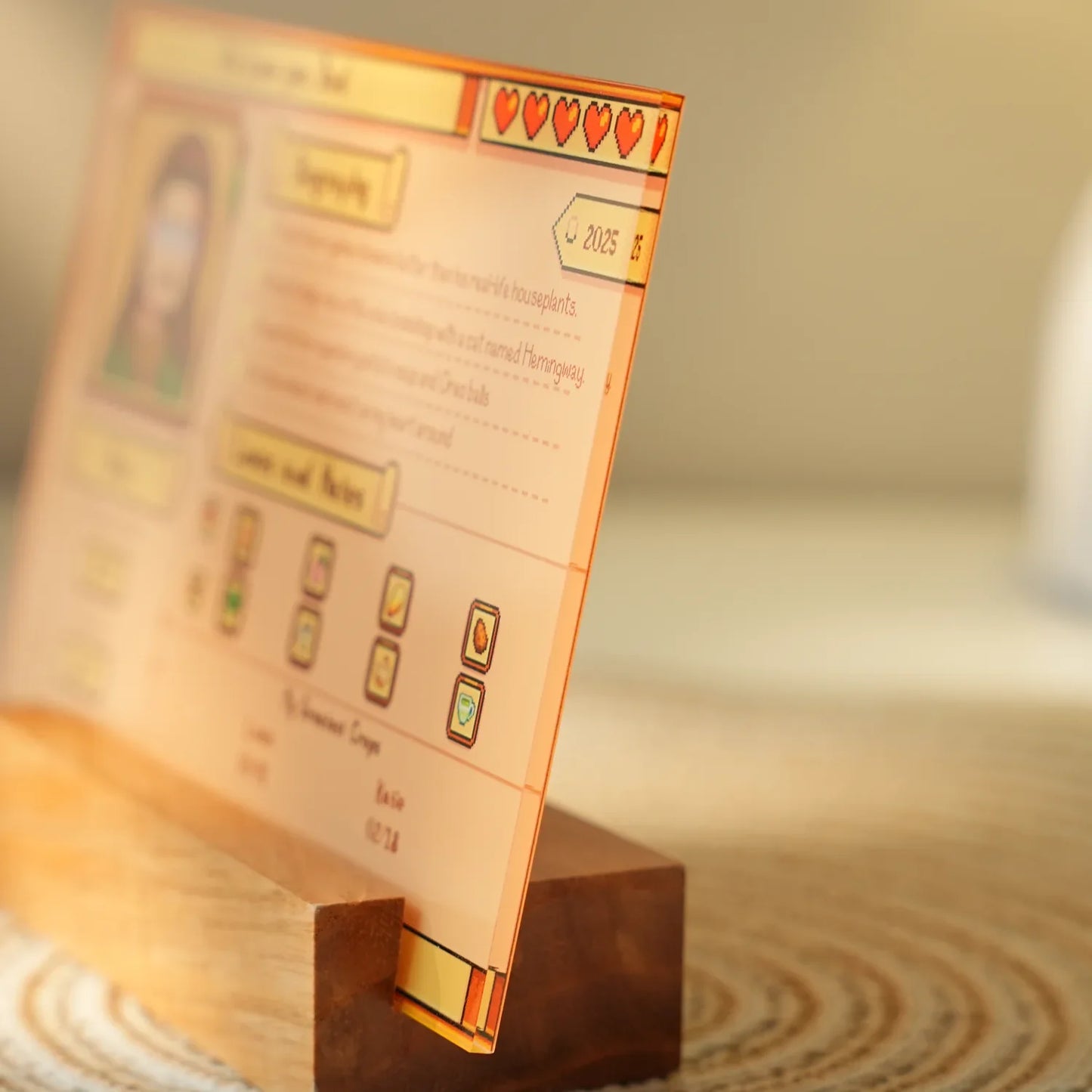 Custom Profile Acrylic Plaque - Misc image 10