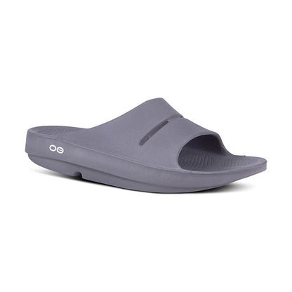 OOFOS OOahh Unisex Slide 1100 Slate - Kitchen & Dining image 1