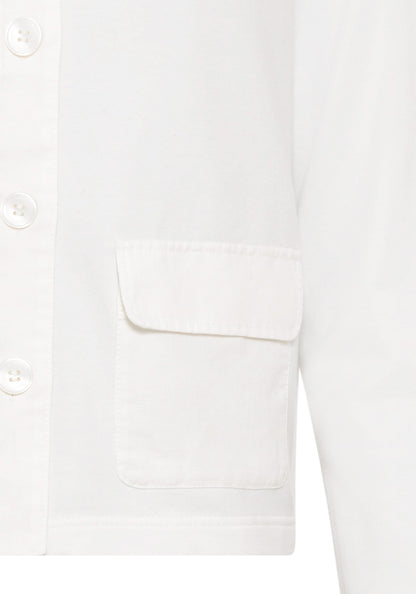 Mixed Media Cropped Jacket - Apparel image 3