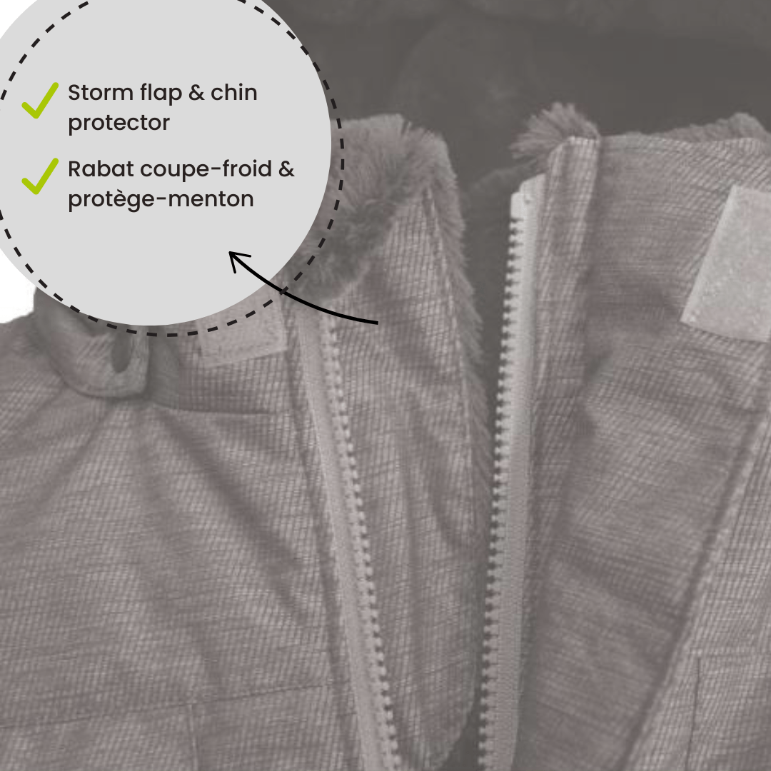 Two piece kid snowsuit - Black, slate & grenat - Misc image 8