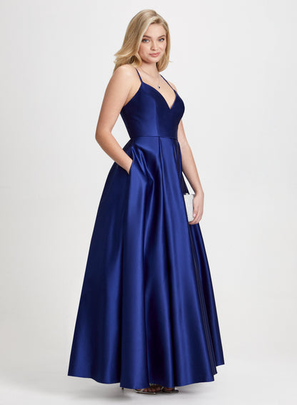 Satin Fit & Flare Ball Gown - Misc image 2