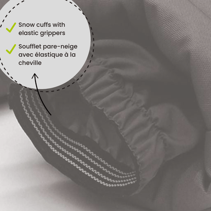 Two piece kid snowsuit - Black, slate & grenat - Misc image 11