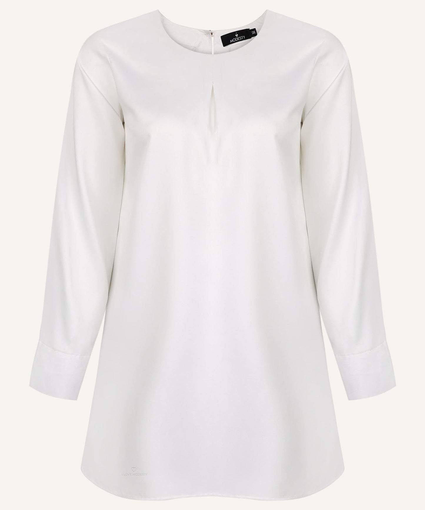 White Pleated Neck Matching Set - Apparel image 2