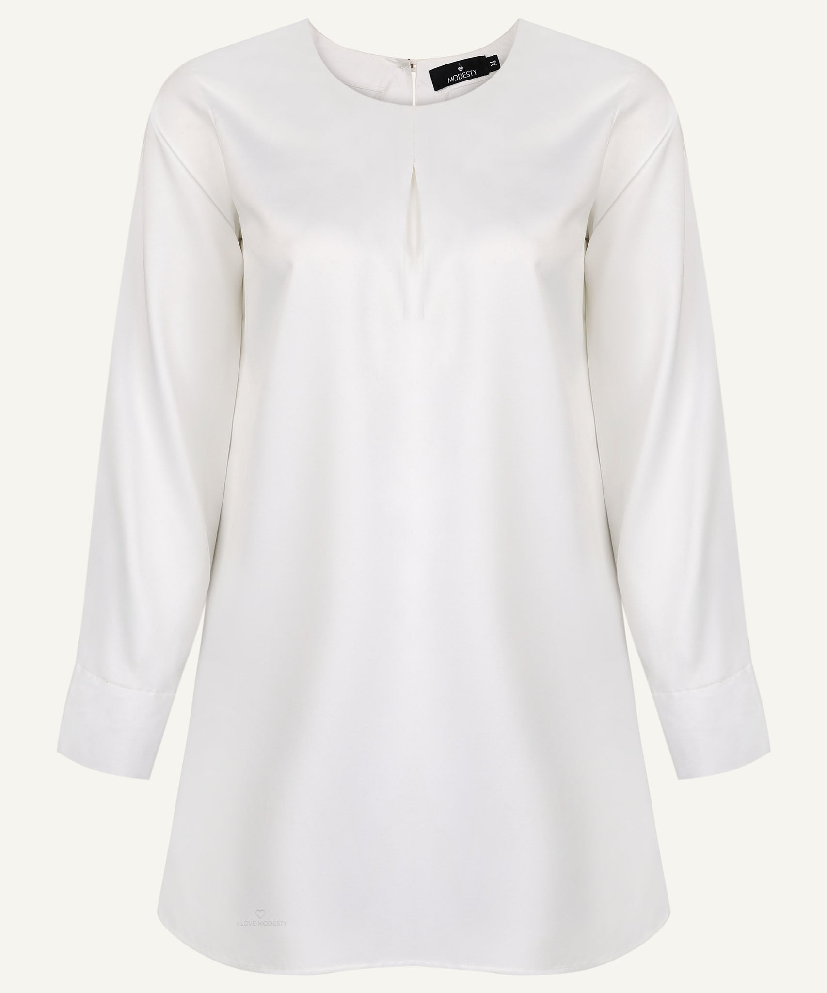 White Pleated Neck Matching Set - Apparel image 2