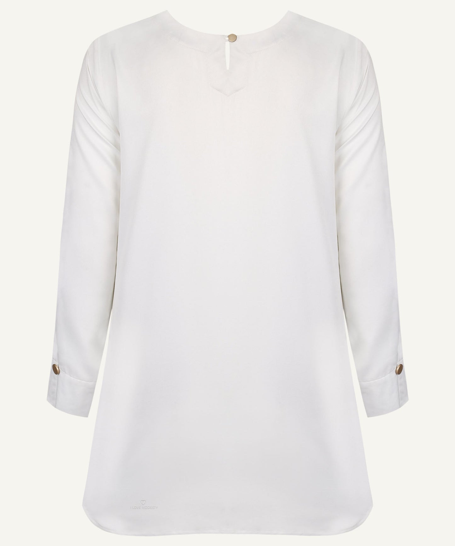 White Pleated Neck Matching Set - Apparel image 4