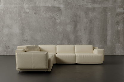 Bain 109" Leather L-Shape Corner Reclining Sofa - Misc image 4