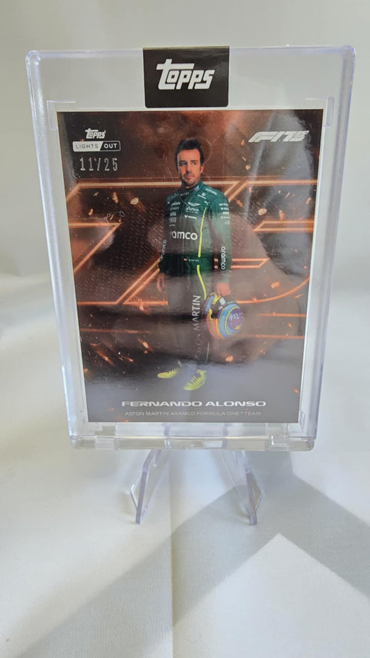 Topps F1 Lights Out 75th Anniversary Edition - Fernando Alonso #11/25 - Misc image 1