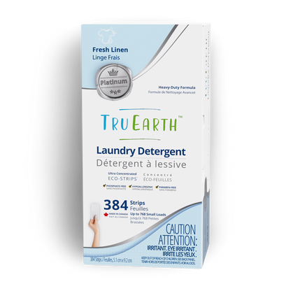 Tru Earth Platinum Laundry Detergent - Fresh Linen / 384 Strips - Misc image 1