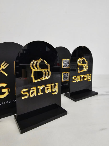 Custom Acrylic Restaurant QR Menu | 4 x 6" - Kitchen & Dining image 3