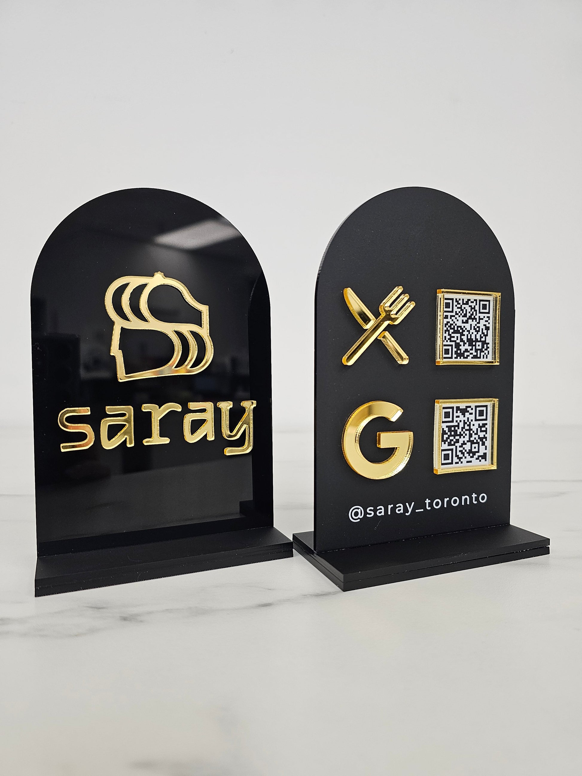 Custom Acrylic Restaurant QR Menu | 4 x 6" - Kitchen & Dining image 1