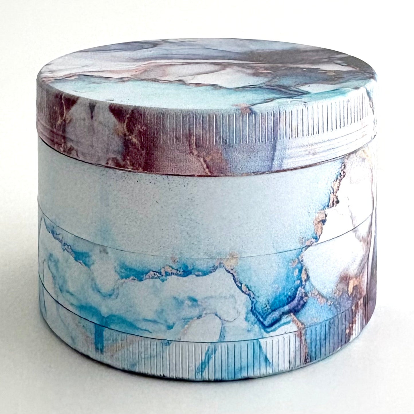 Marble Design Grinder 63*44mm 4 Parts-6CT - Jewelry image 6