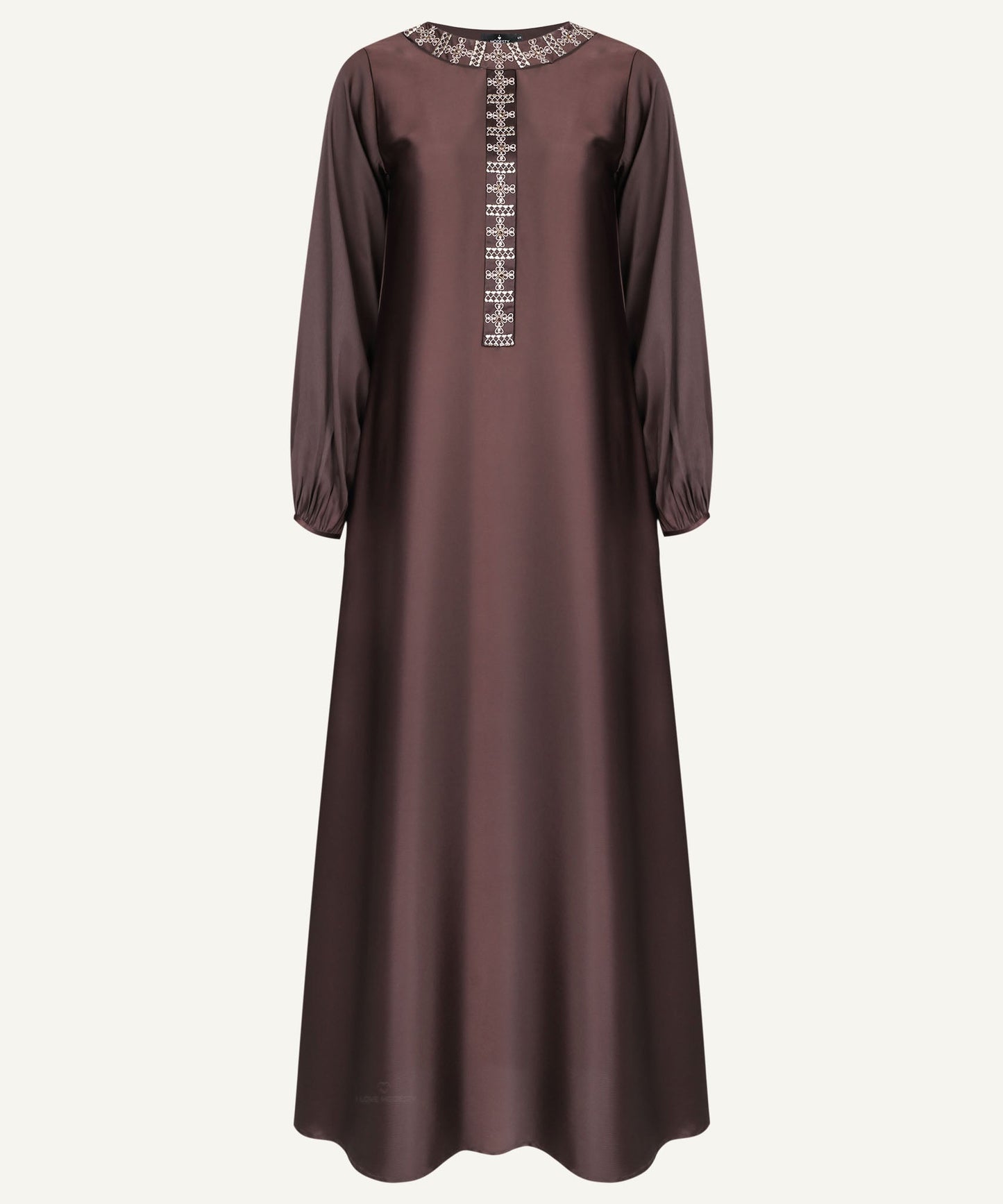 Chocolate Brown Backline Zinnar A-line Dress - Apparel image 5