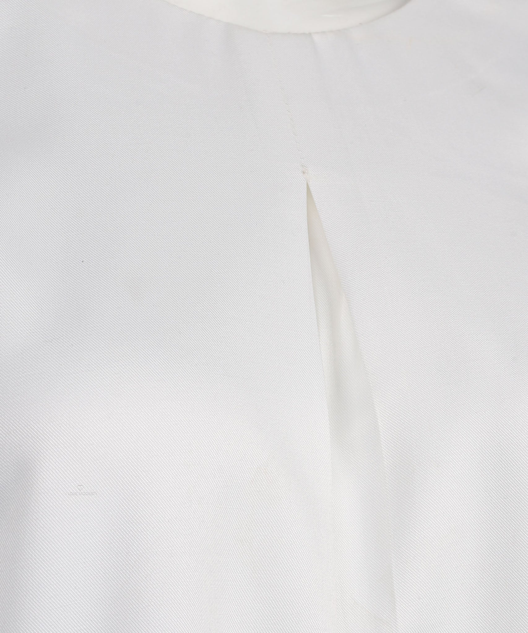 White Pleated Neck Matching Set - Apparel image 3