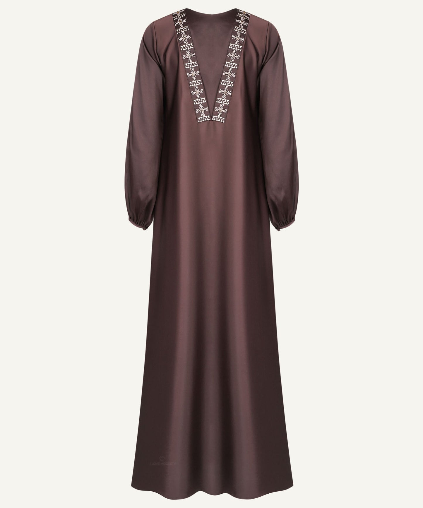Chocolate Brown Backline Zinnar A-line Dress - Apparel image 7