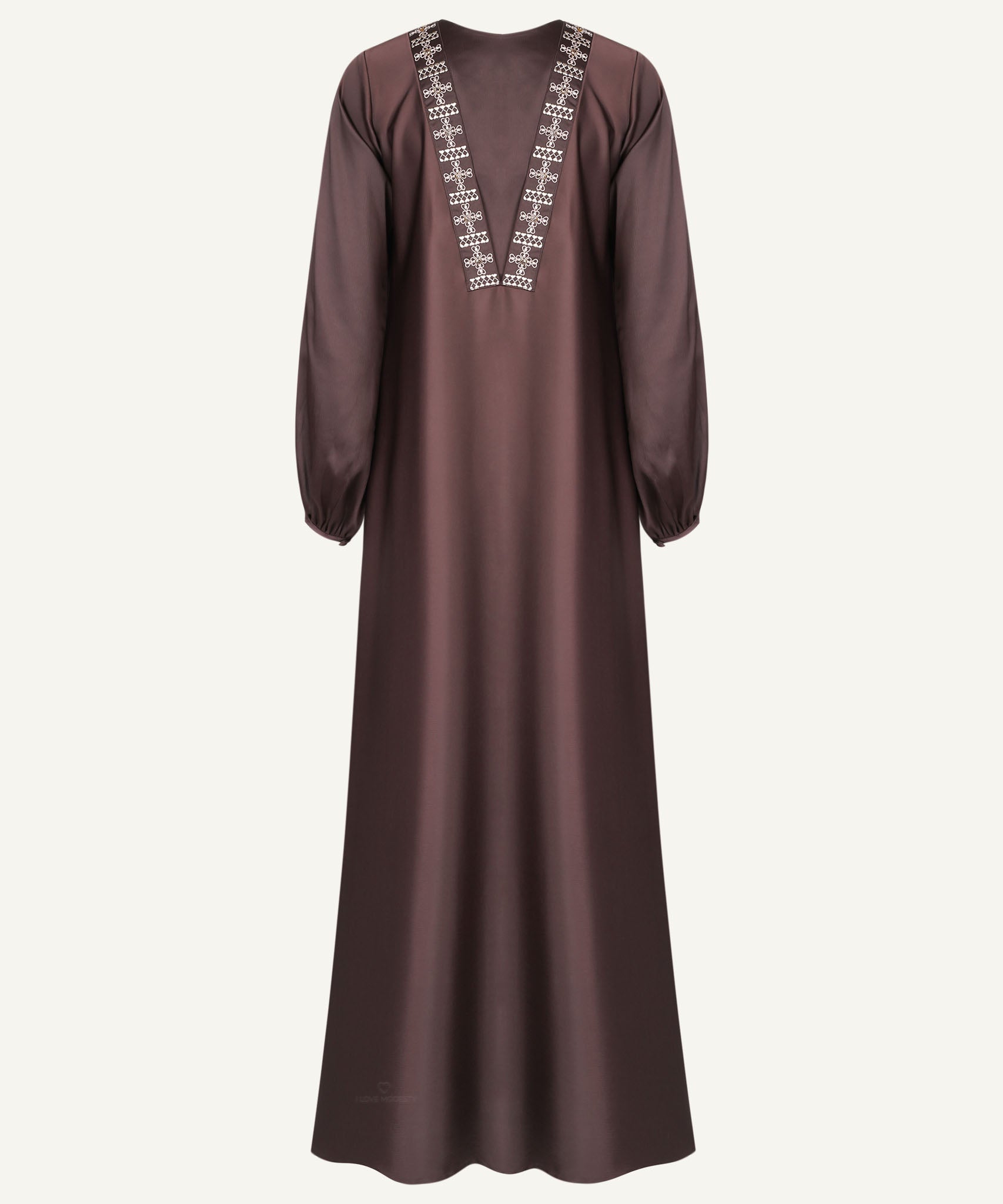 Chocolate Brown Backline Zinnar A-line Dress - Apparel image 7