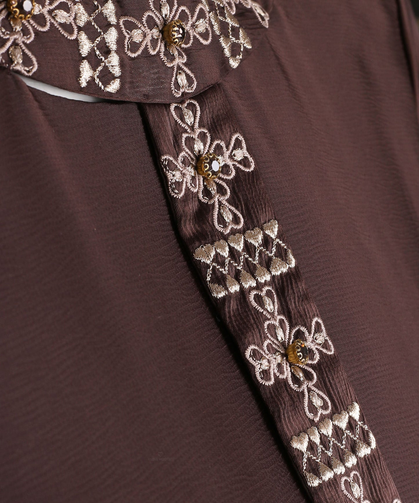 Chocolate Brown Backline Zinnar A-line Dress - Apparel image 6