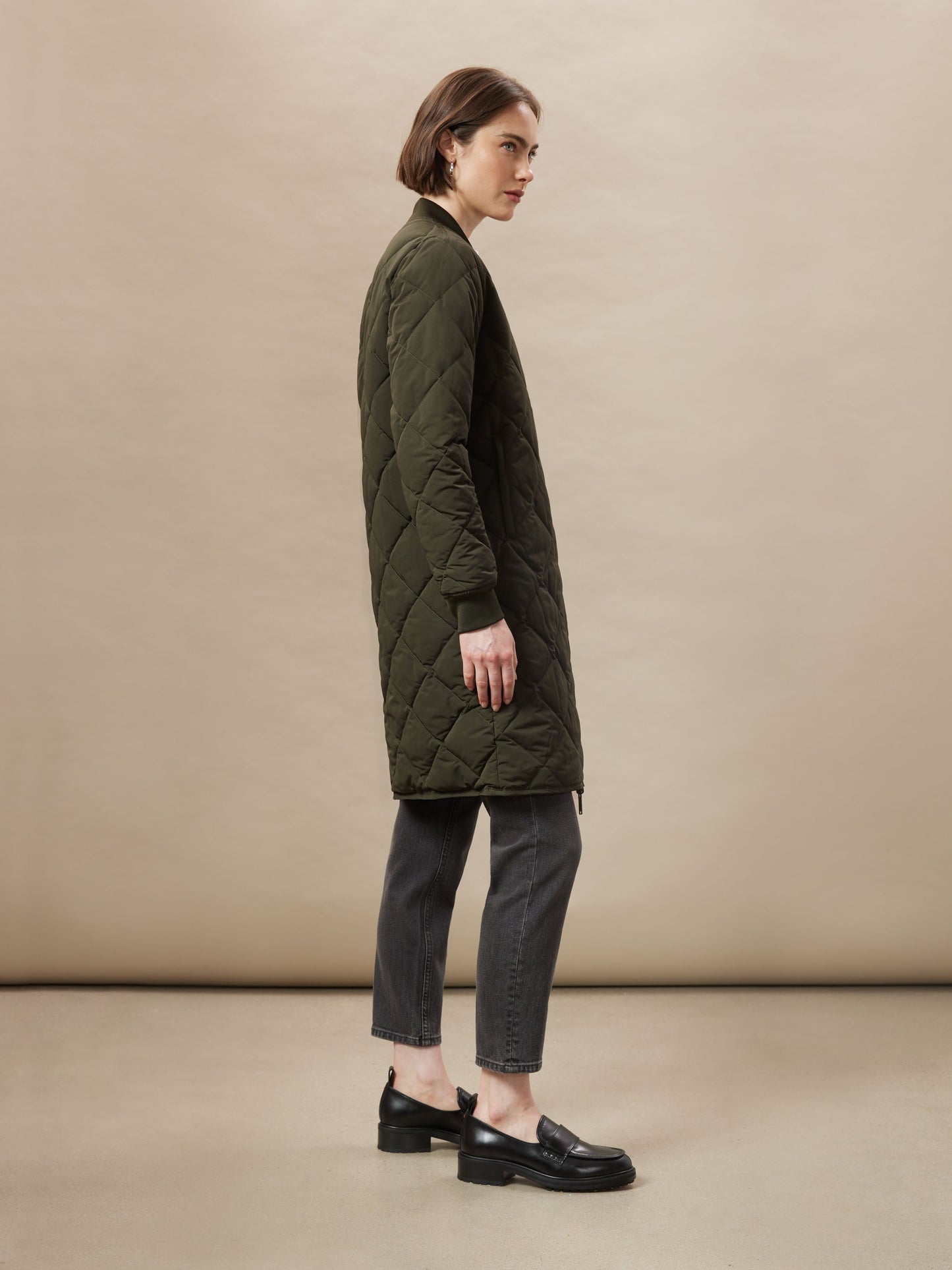 The Skyline Reversible Maxi Bomber in Rosin - Misc image 2