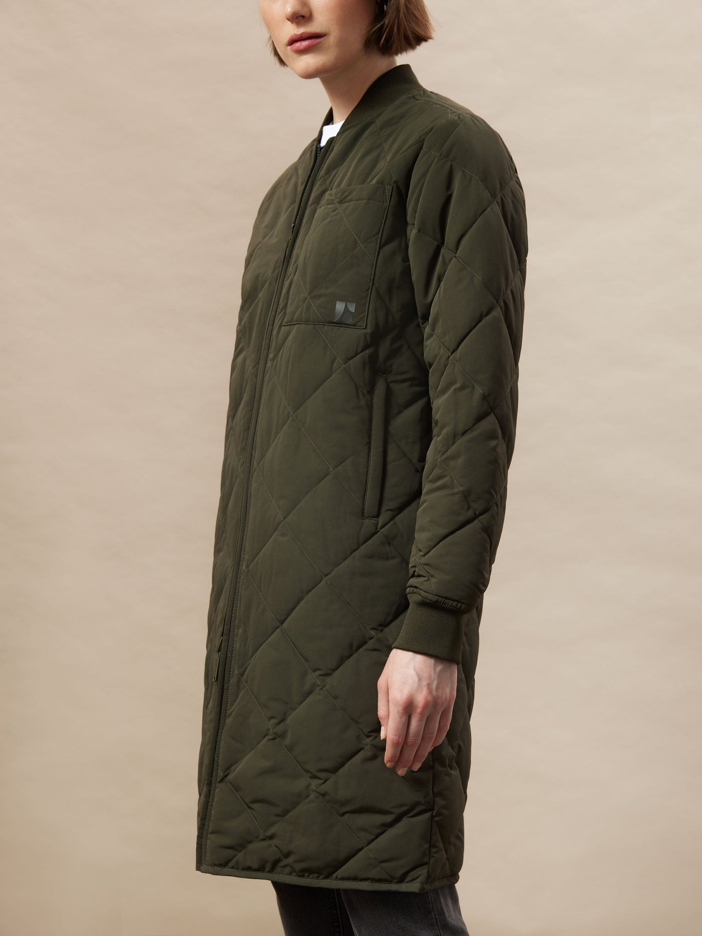 The Skyline Reversible Maxi Bomber in Rosin - Misc image 5