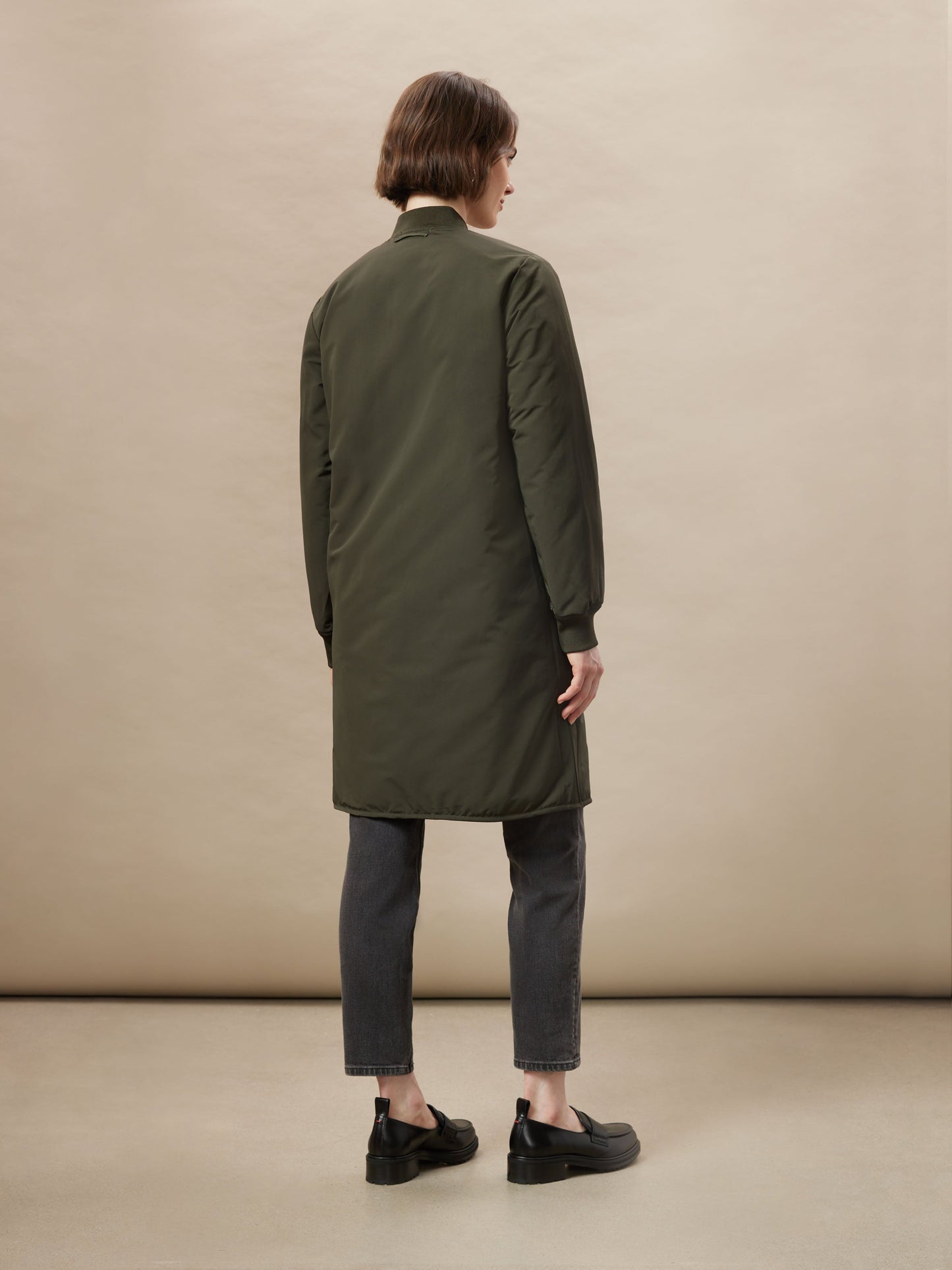 The Skyline Reversible Maxi Bomber in Rosin - Misc image 6