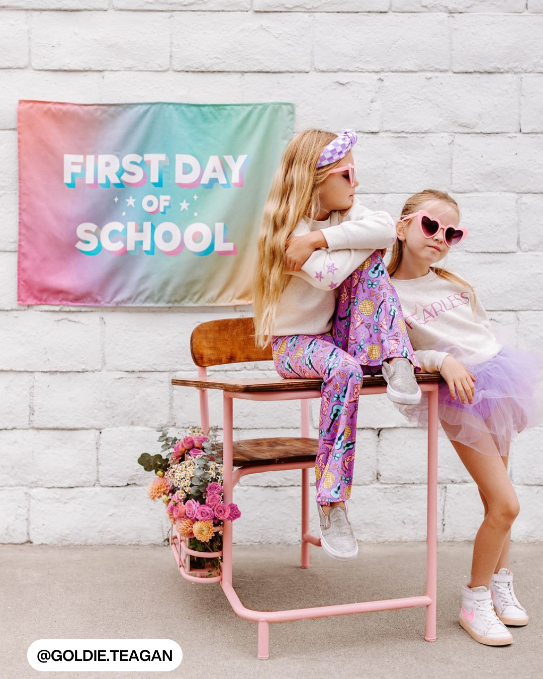 First / Last Day of School (Rainbow) Reversible Banner - Kitchen & Dining image 2