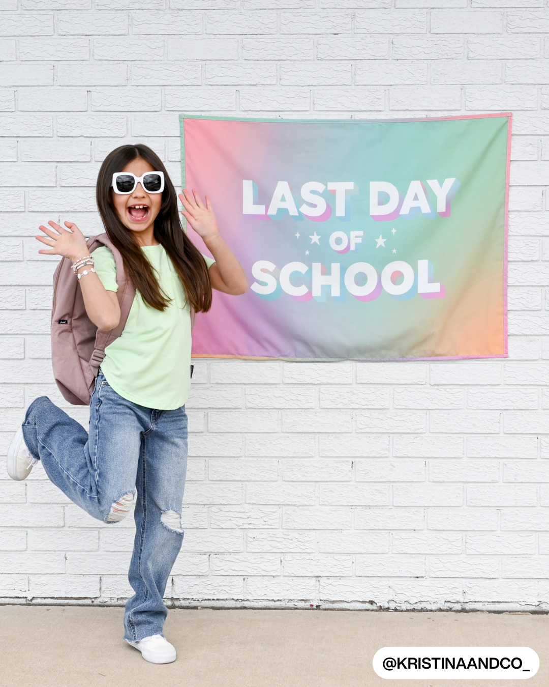 First / Last Day of School (Rainbow) Reversible Banner - Kitchen & Dining image 4