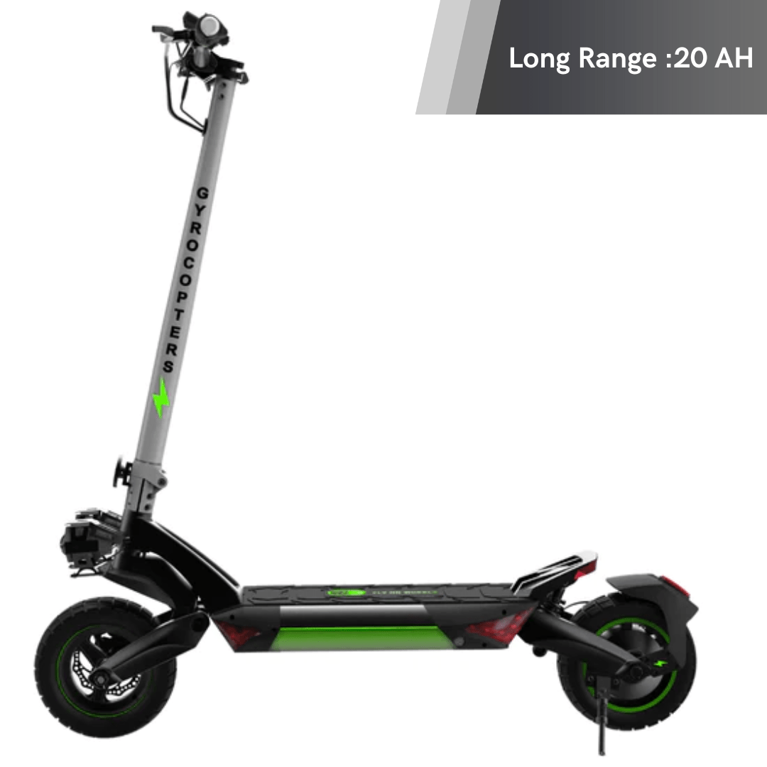 Gyrocopters Plaid Off Road Electric Scooter, 10” Tires, Speed Upto 42kmph/45kmph Long Range Upto 35Km/60km, Max Power 1000W Brushless Motor, Headlight, 360° Deck Light, Foldable Escooter, with App - Kitchen & Dining image 11