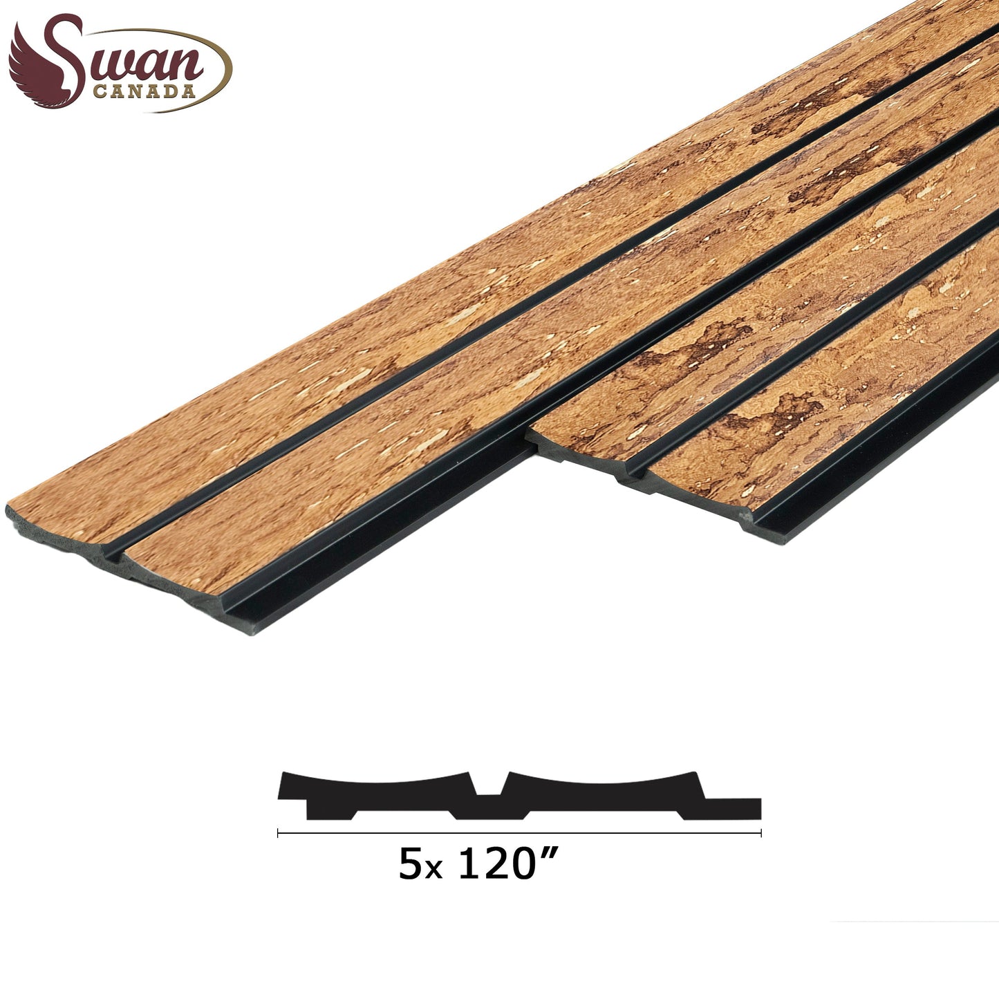 PS Fluted Panels, Honey oak, 20 Panels x 10 feet long. - Furniture image 2