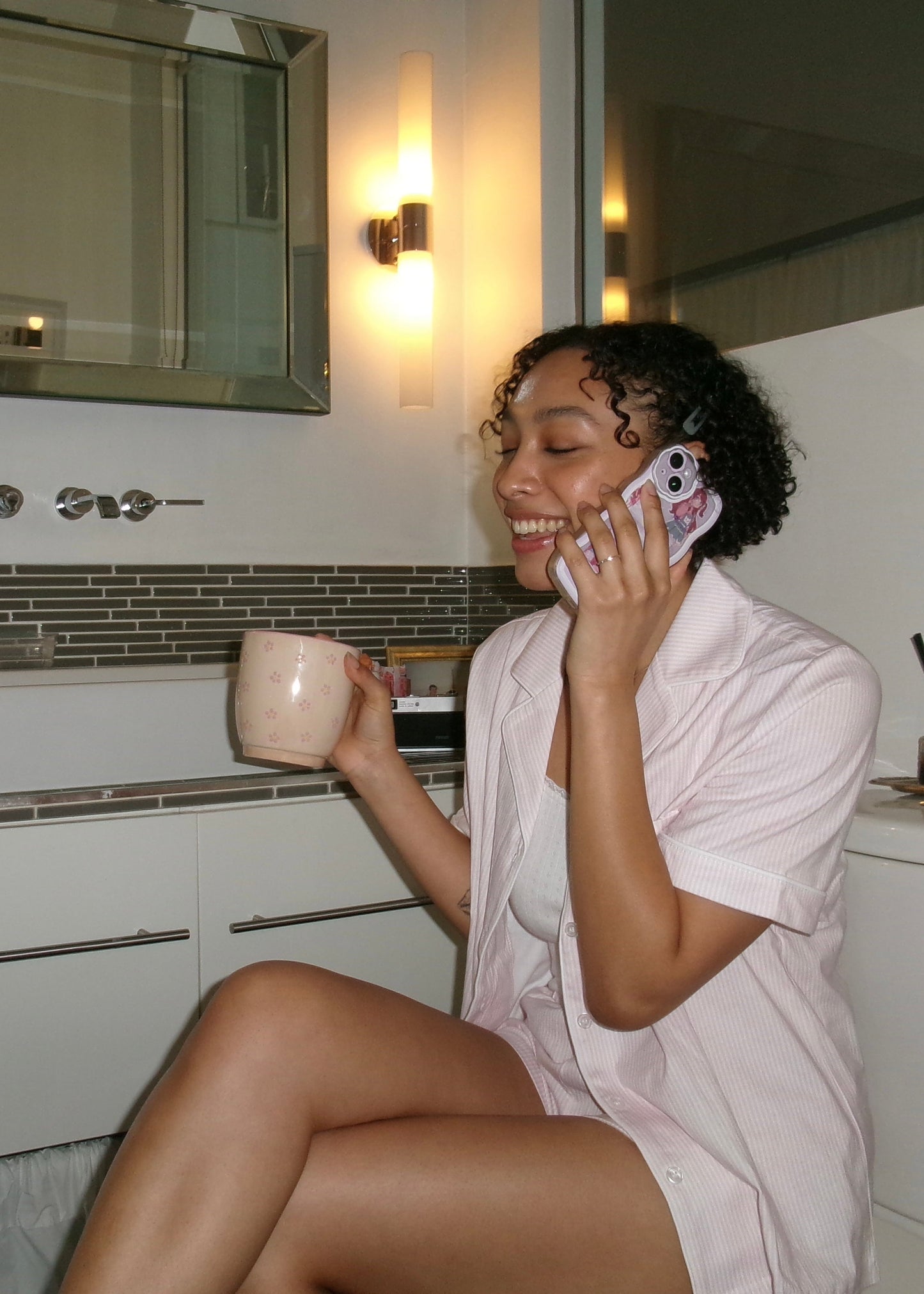 Striped Cotton Lounge Set - Misc image 12