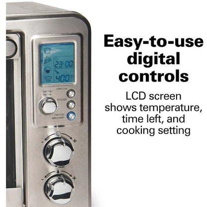 HAMILTON BEACH 31190C Stainless Steel Digital & Convection Toaster Oven - Small Appliances image 3