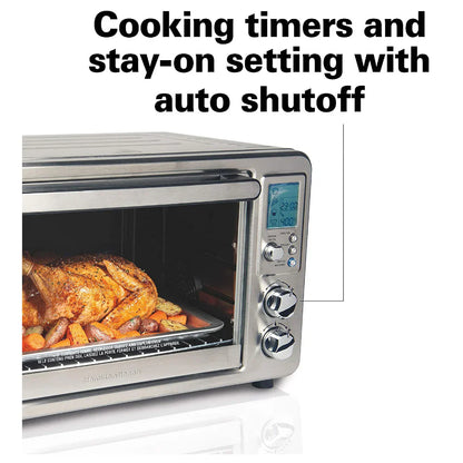 HAMILTON BEACH 31190C Stainless Steel Digital & Convection Toaster Oven - Small Appliances image 5