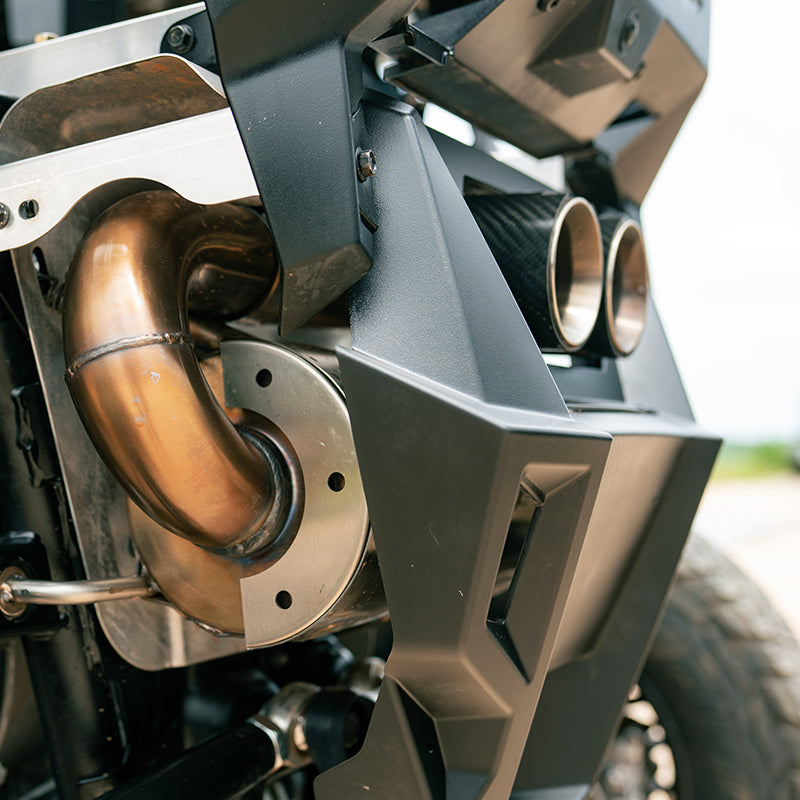 2020-2025 Polaris RZR Pro XP/XP4 Turbo Center Exit Sport Pro Dual Tip Muffler - Misc image 7