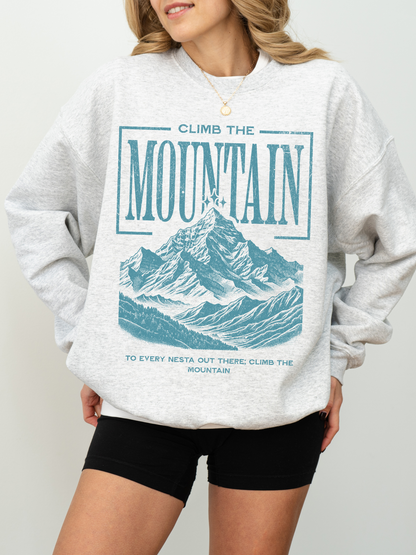 Climb the mountain sweatshirt | ACOTAR Merch - Apparel image 2