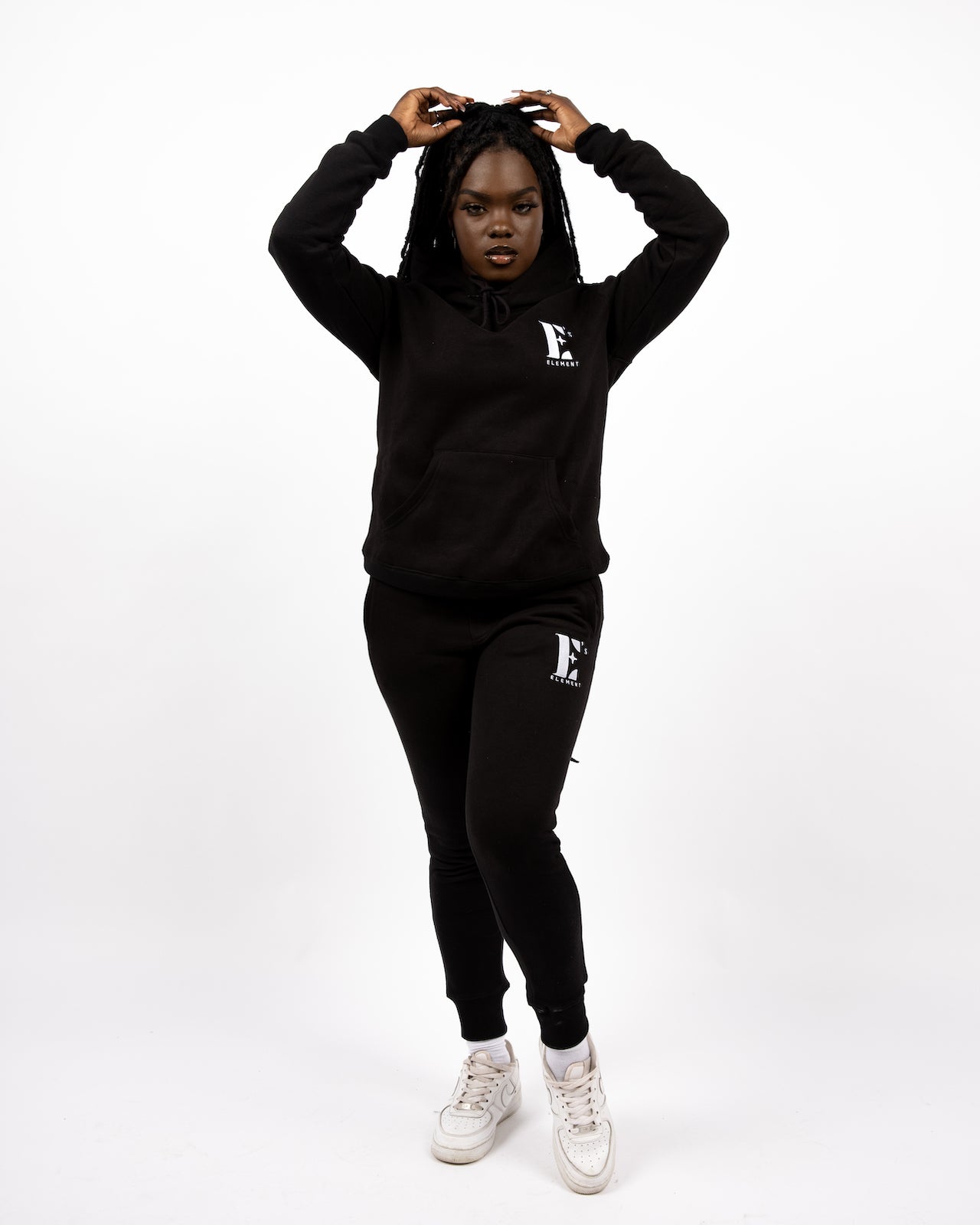 E's Element Essential Sweatsuit Set In Smoky Black - Apparel image 5