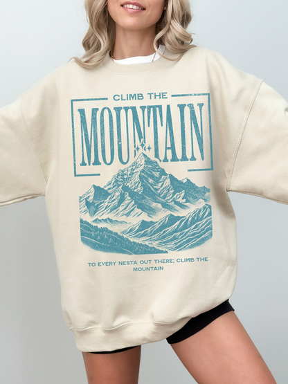 Climb the mountain sweatshirt | ACOTAR Merch - Apparel image 3