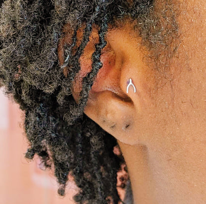Wishbone in 14k White Gold by Junipurr - Jewelry image 2