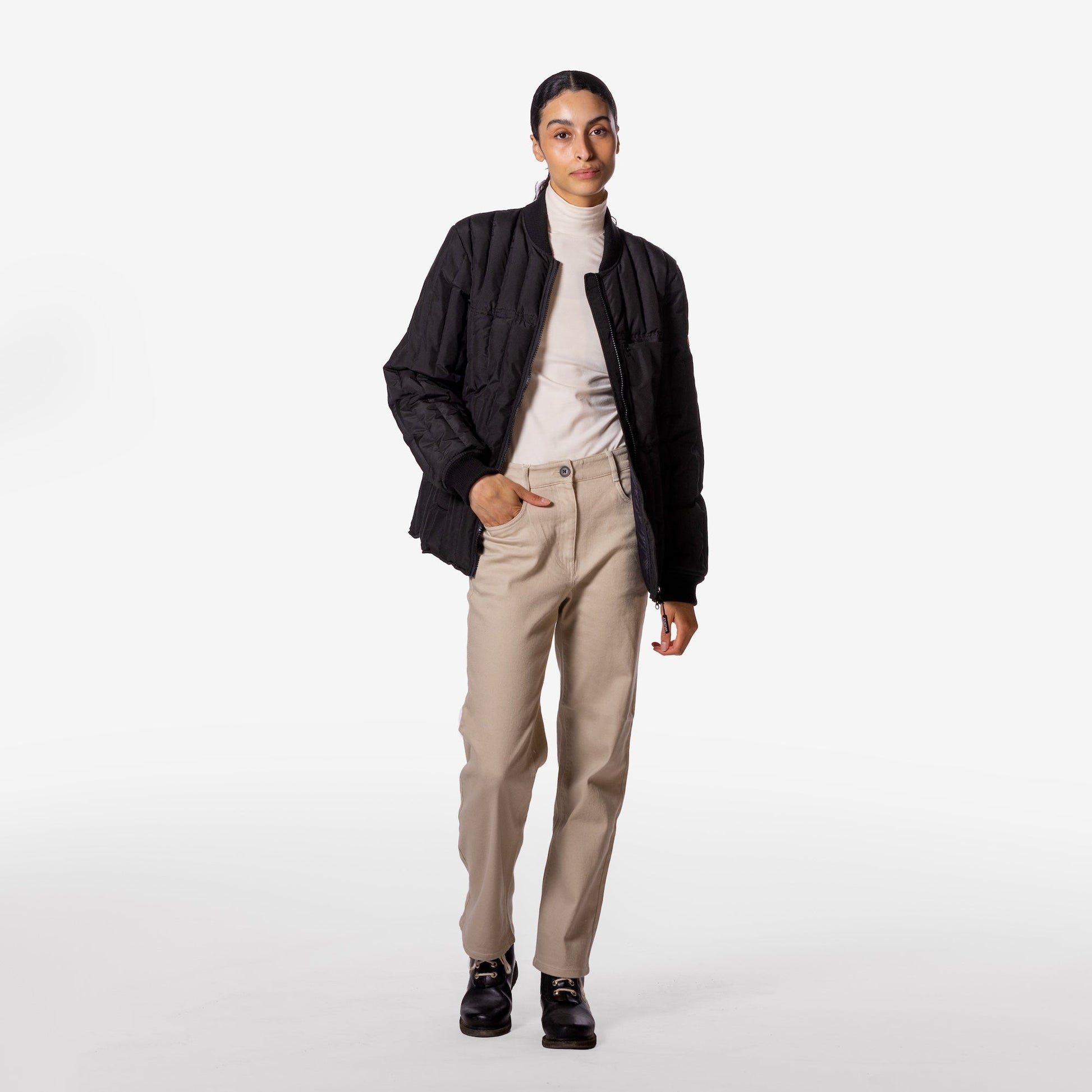 Passage Bomber Jacket Black - Apparel image 5